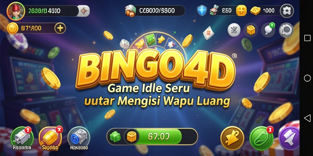 Tampilan gameplay seru dan interaktif BINGO4D.