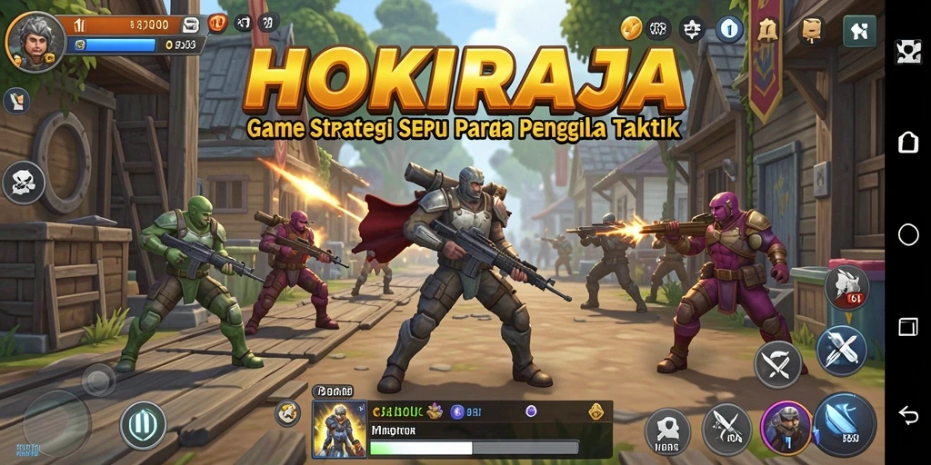Tangkapan layar gameplay HOKIRAJA yang memukau dan penuh strategi.