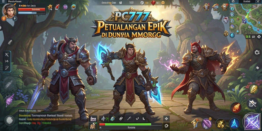 Gameplay epik dalam dunia MMORPG yang menakjubkan.