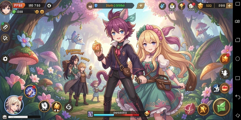 Tampilan screenshot PP88 dengan karakter Anime beraksi di medan perang.