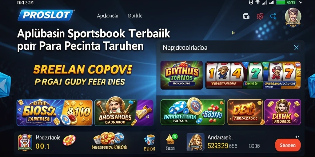 Tampilan antarmuka PROSLOT yang menarik dan mudah digunakan.