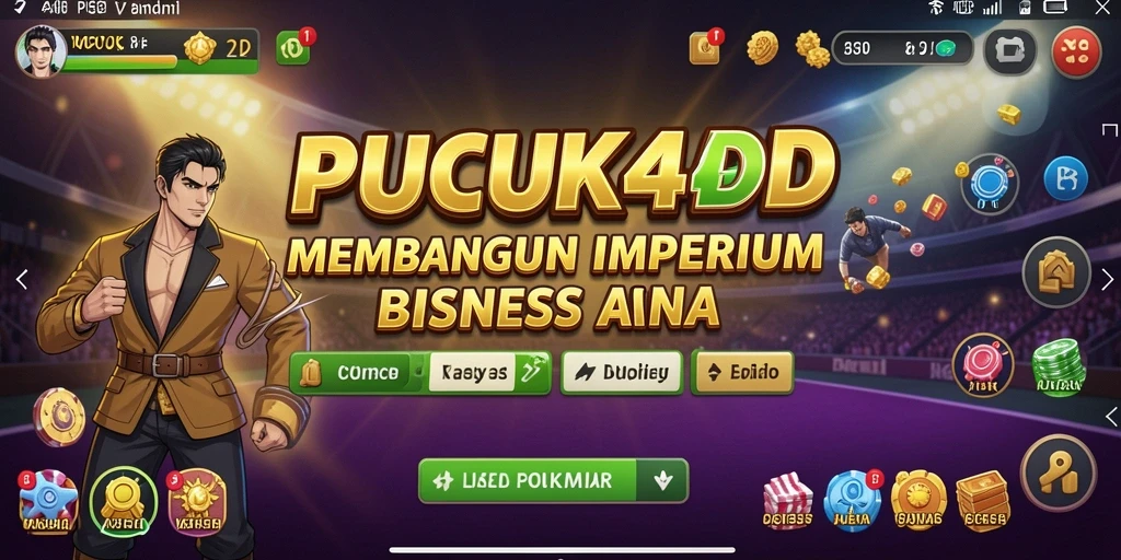 Tampilan gameplay <strong>PUCUK4D</strong> yang menarik dengan berbagai pilihan bisnis.