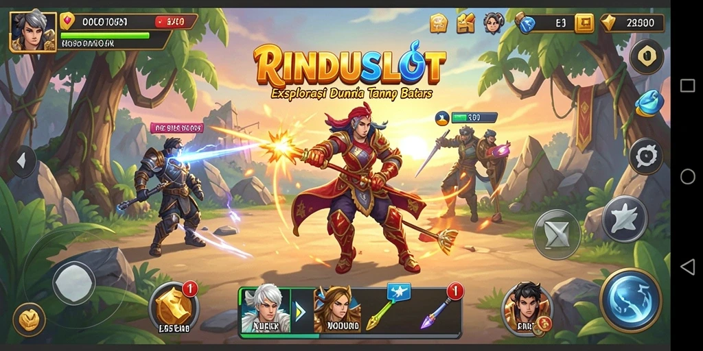 Tampilan gameplay RINDUSLOT yang memikat di dunia Open World.