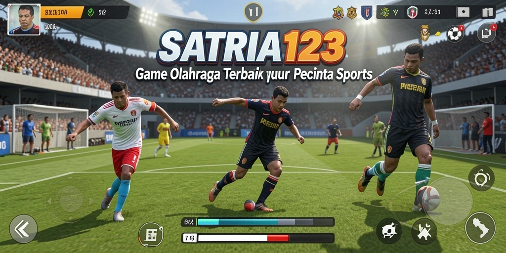 Tampilan screenshot SATRIA123 menunjukkan aksi seru dalam permainan olahraga.