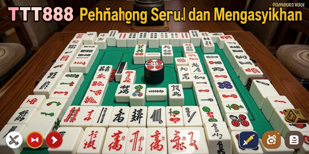 Gameplay seru TTT888 dalam permainan Mahjong yang menantang.
